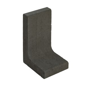 L-Stein schmal Beton anthrazit 50 x 25 x 30 x 7 cm
