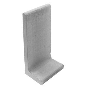 L-Stein Beton grau 120 x 50 x 65 x 7 cm