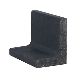 L-Stein Beton anthrazit 50 x 40 x 30 x 7 cm