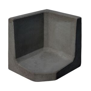 L-Stein-Ecke Beton anthrazit 40 x 50 x 50 x 7 cm
