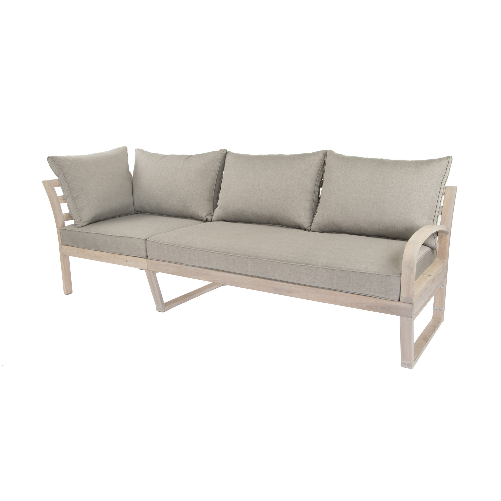 Ecklounge 'Jersey' beige 4-teilig