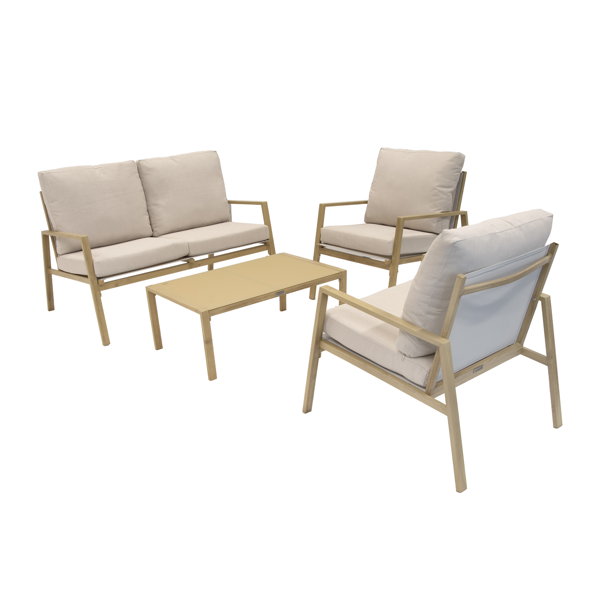 Gartenmöbelset 'Palamos' Aluminium 4-teilig
