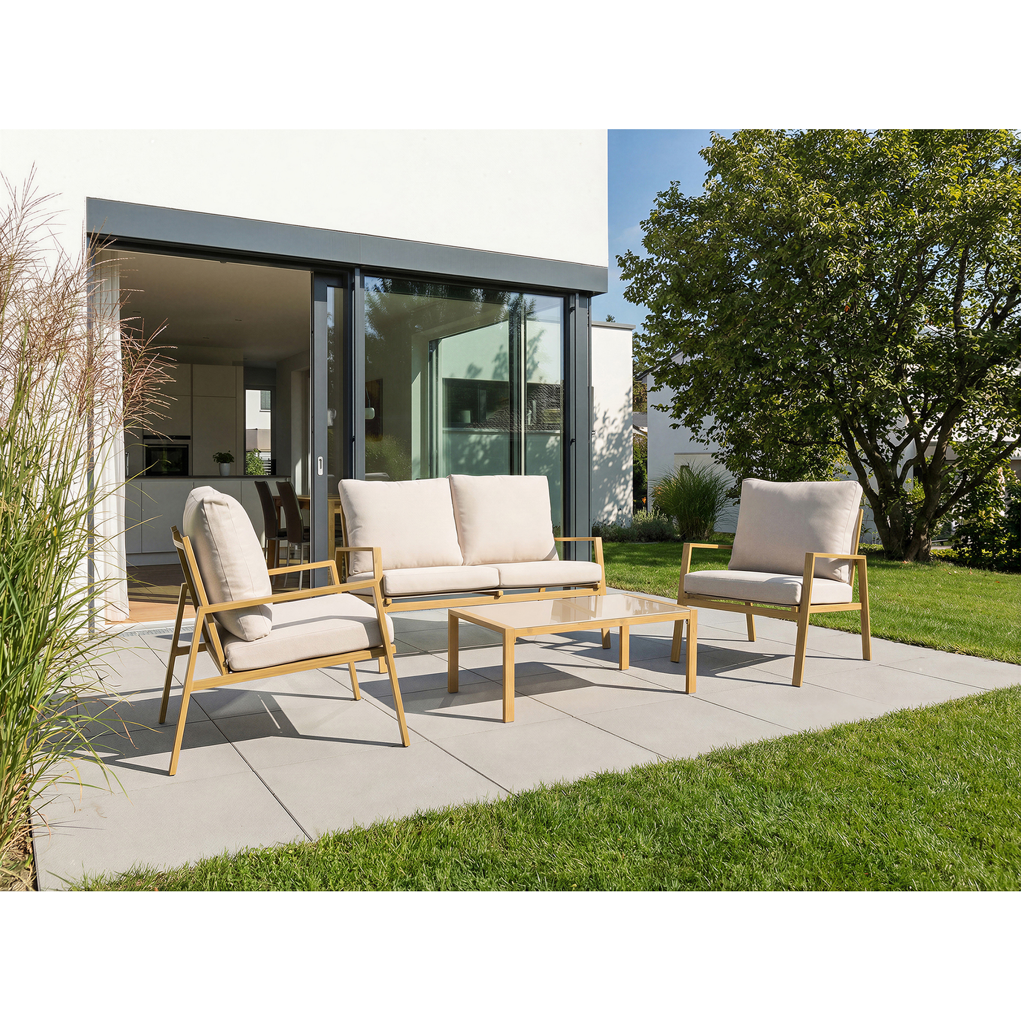 Gartenmöbelset 'Palamos' Aluminium 4-teilig
