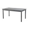 Gartentisch 'Boston' ausziehbar Aluminium/Sicherheitsglas 90 x 75 x 160/210 cm