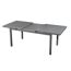 Gartentisch 'Boston' ausziehbar Aluminium/Sicherheitsglas 90 x 75 x 160/210 cm