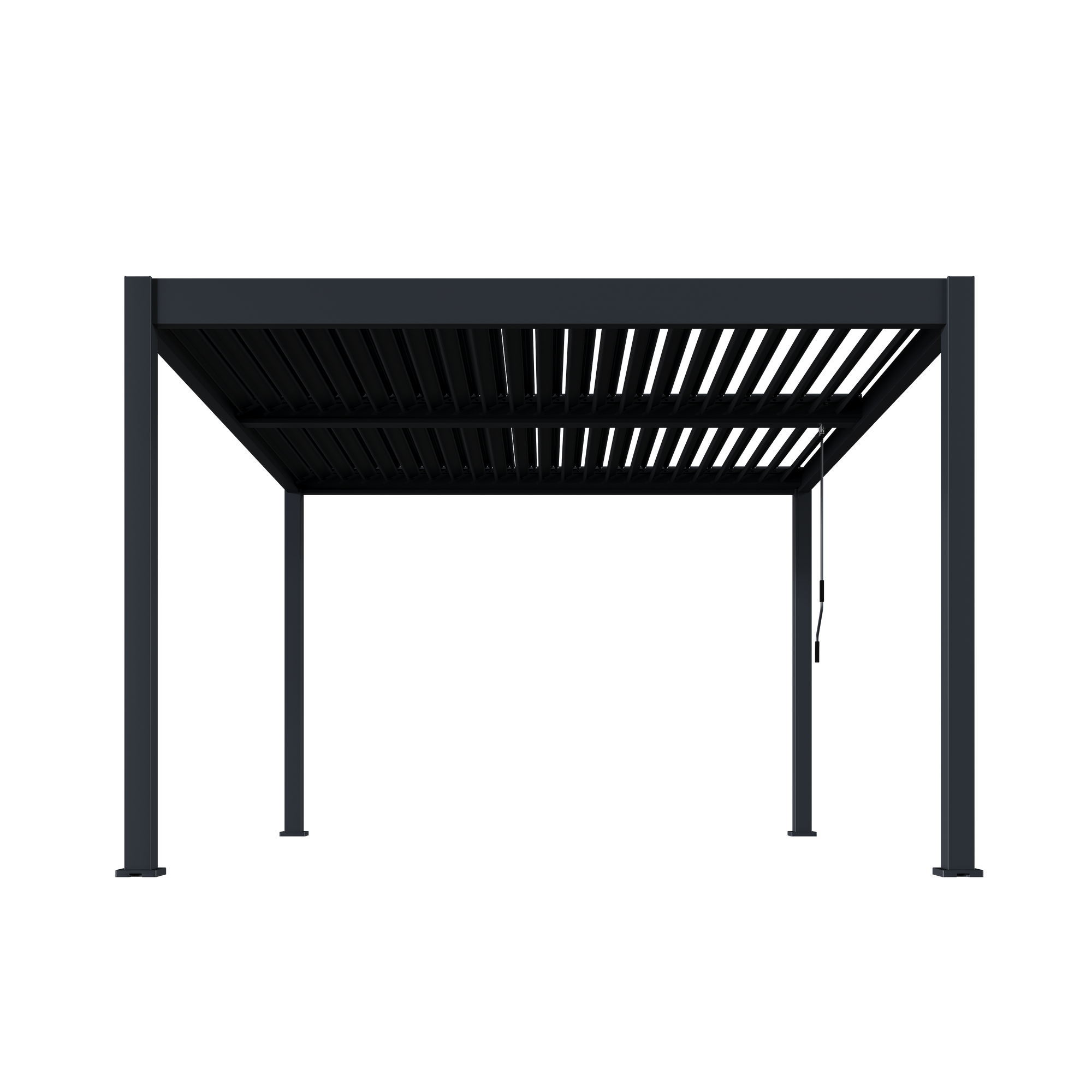 Pergola anthrazit 360 x 400 cm