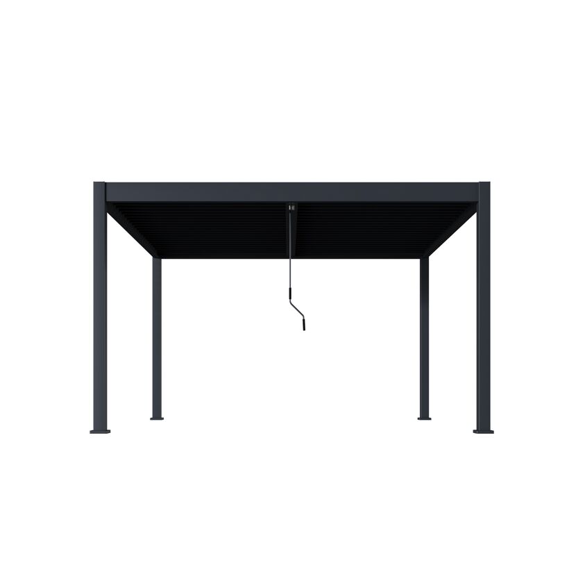 Pergola anthrazit 360 x 400 cm