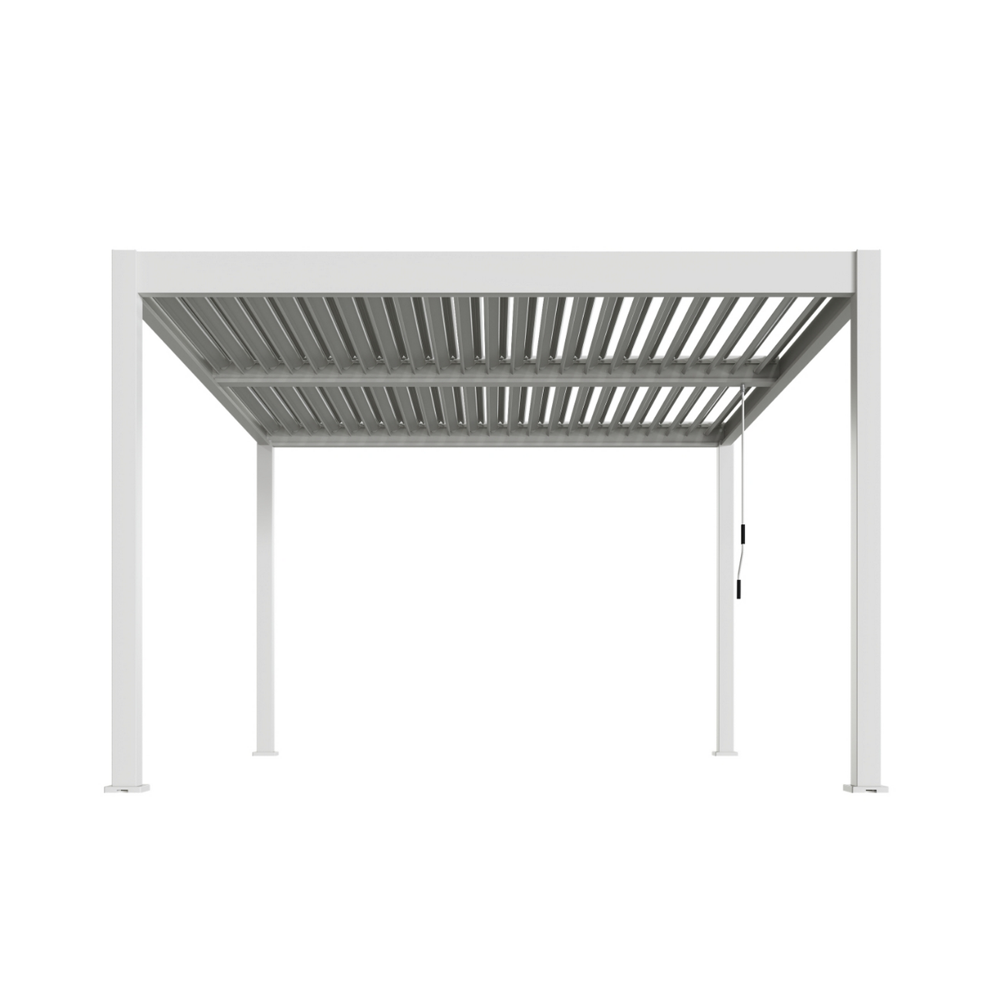 Pergola weiß 360 x 400 cm