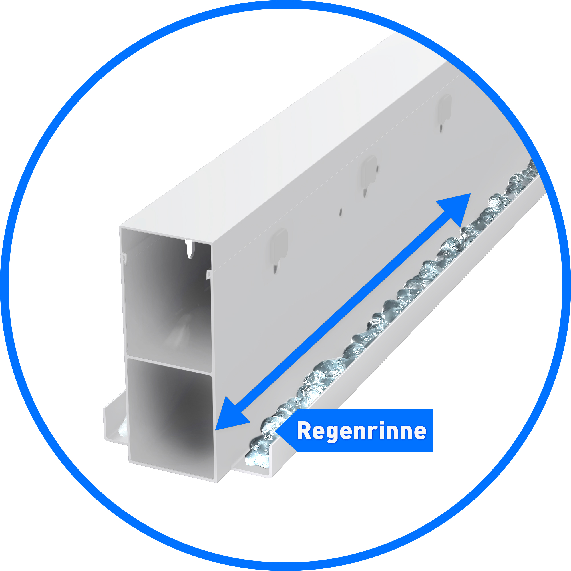 Pergola weiß 360 x 400 cm
