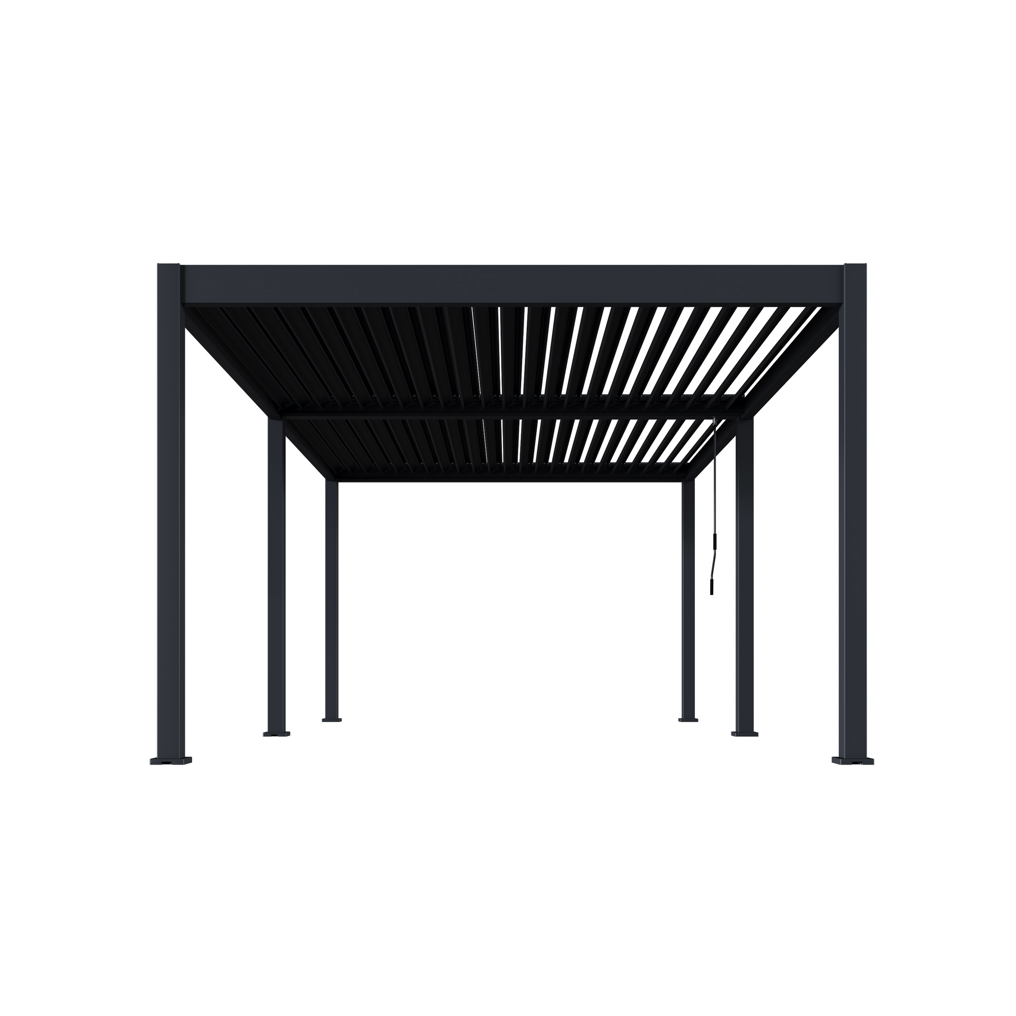 Pergola anthrazit 360 x 600 cm