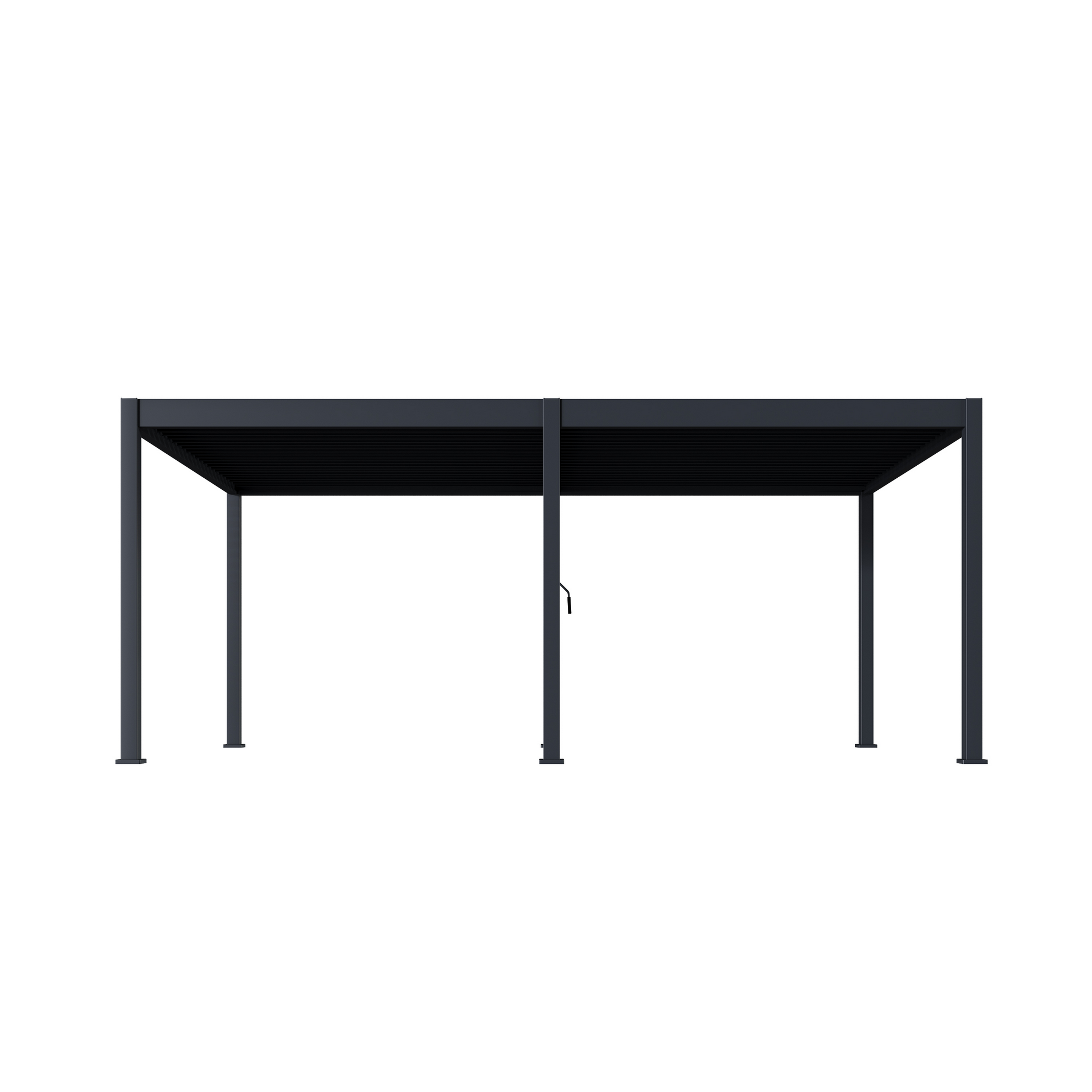 Pergola anthrazit 360 x 600 cm