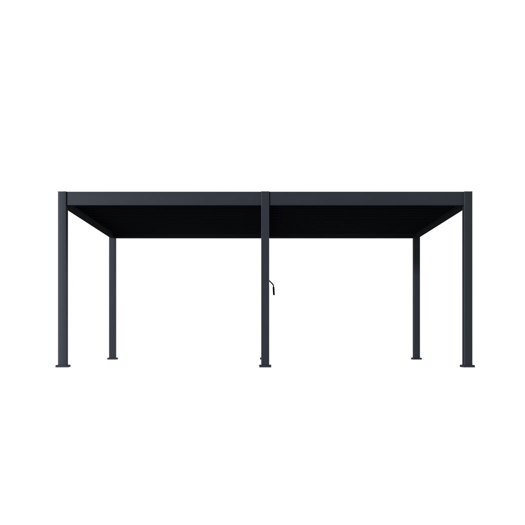 Pergola anthrazit 360 x 600 cm