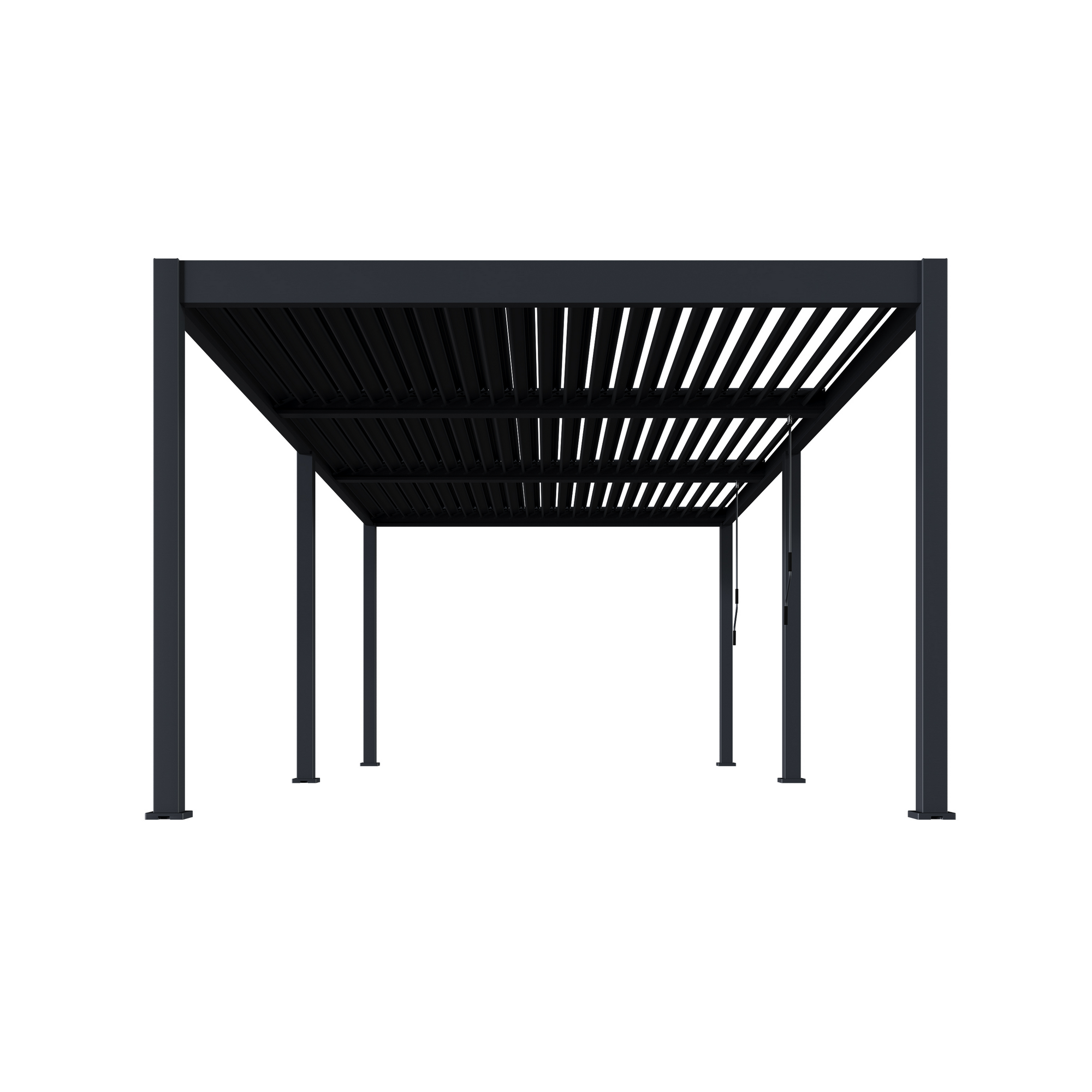 Pergola anthrazit 360 x 720 cm