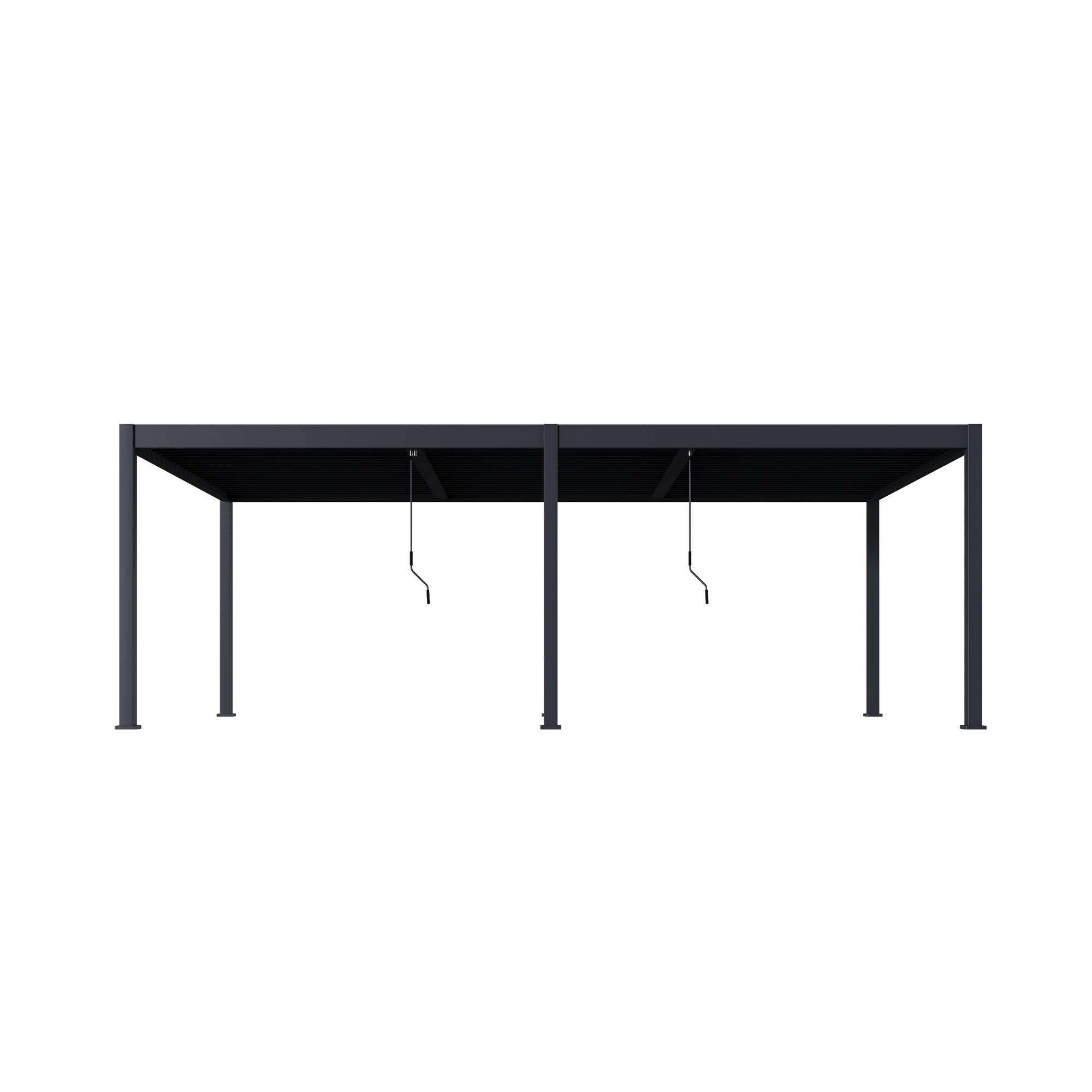 Pergola anthrazit 360 x 720 cm