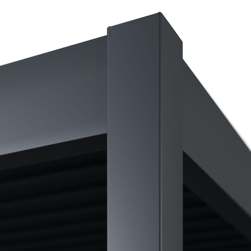 Pergola anthrazit 360 x 720 cm