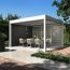 Sonnen- und Sichtschutzrollo 360 x 720 cm für Pergola