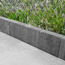 Palisade 'T-Fence Velvet' Beton graphitfarben 50 x 25 x 8 cm