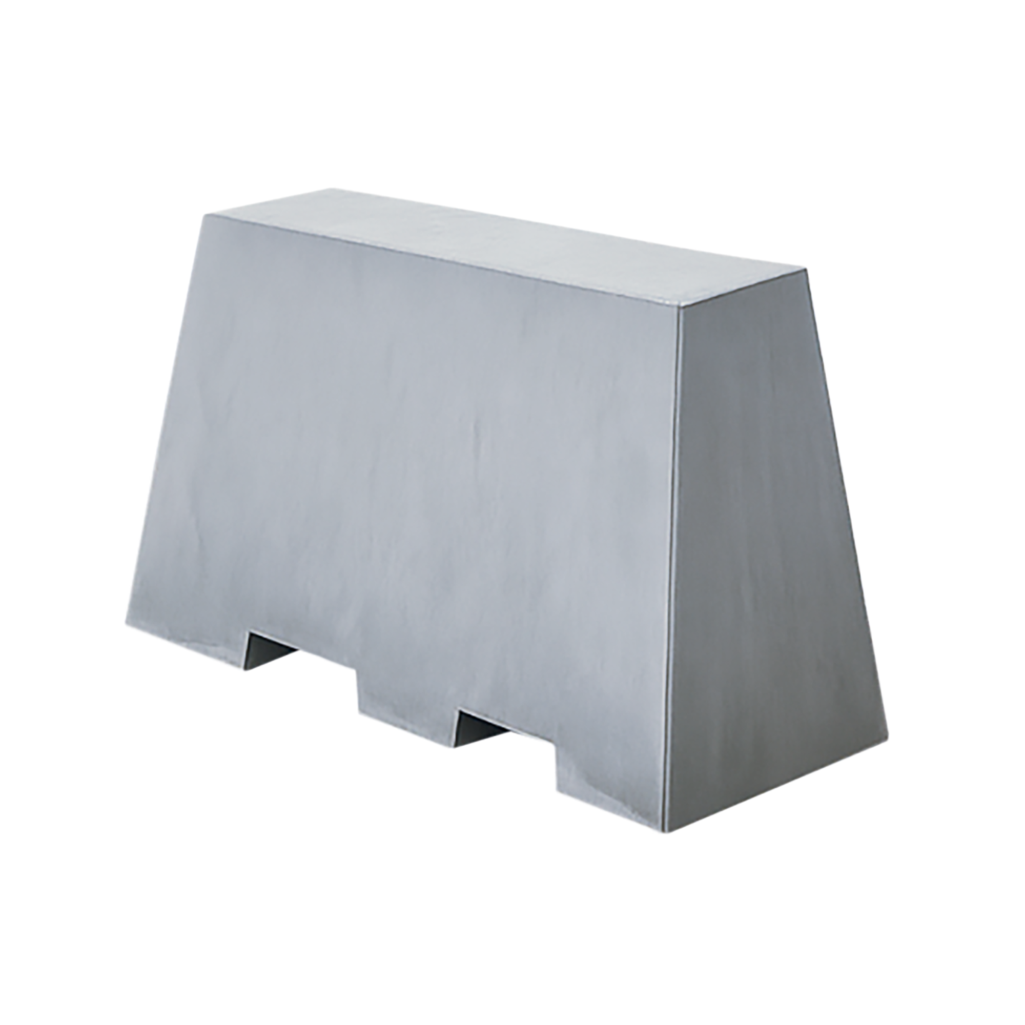Trapezpoller Beton grau 100 x 38 x 20 x 65 cm