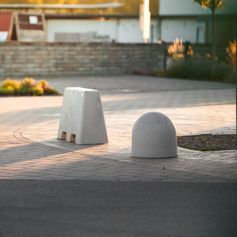 Rundpoller Beton grau Ø 50 x 50 cm