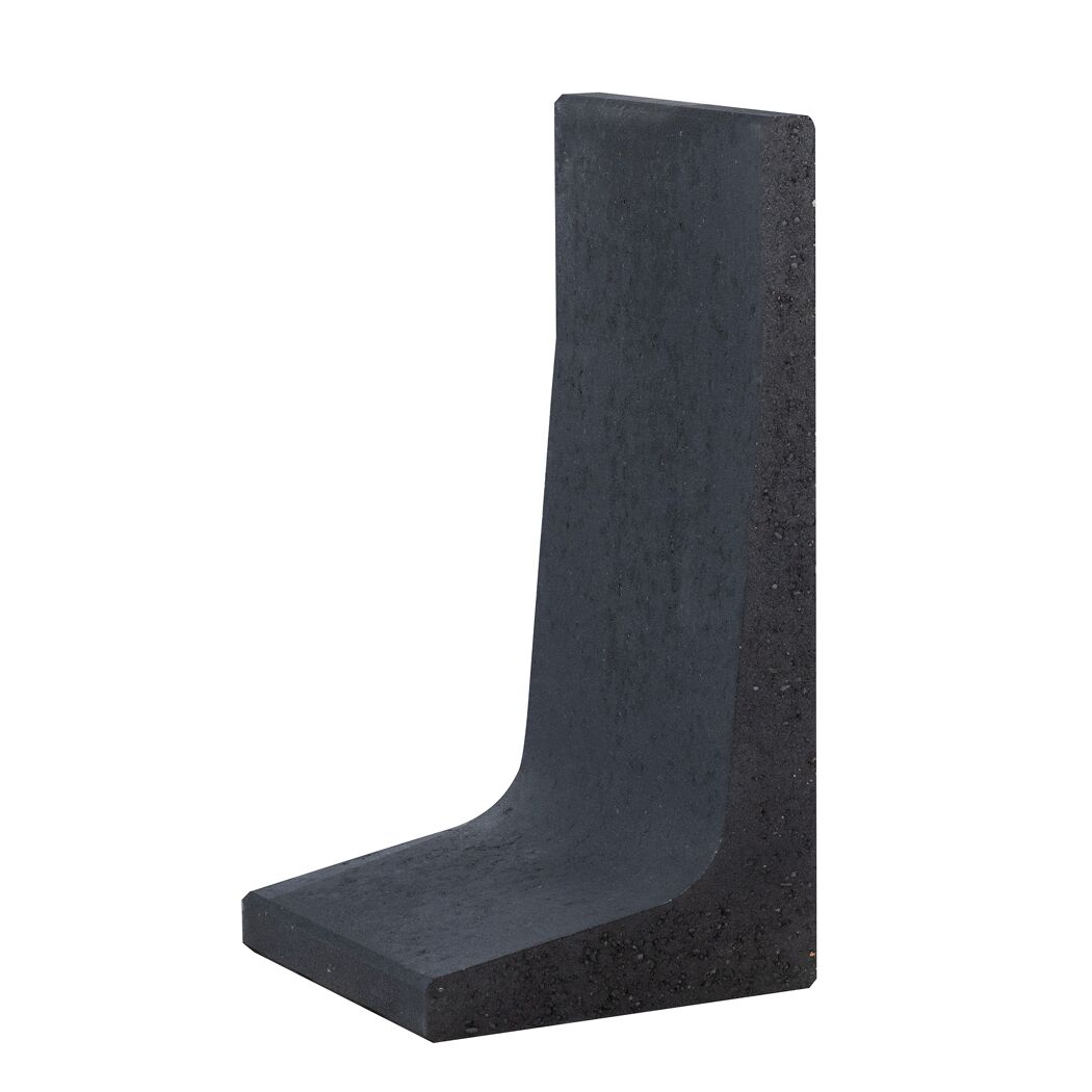 L-Stein Beton anthrazit 100 x 50 x 50 x 7 cm