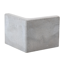 L-Stein-Ecke Beton grau 30 x 40 x 40 x 7 cm