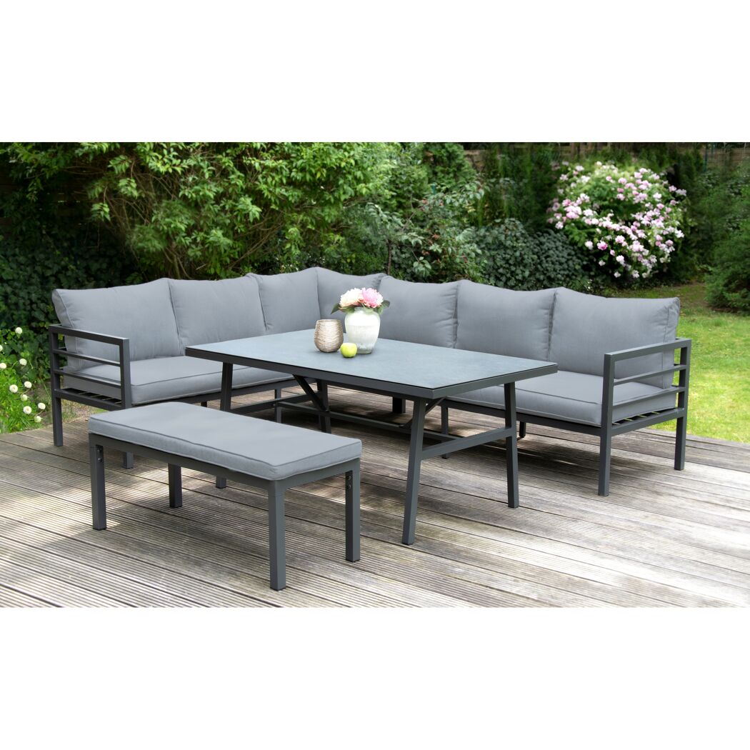 Loungemöbelset 'Maia' für 8 Personen Metall