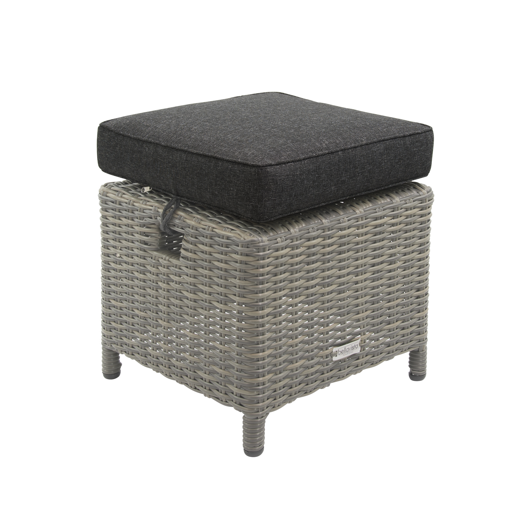 Dining-Lounge 'Asti' Rattan grau 6-teilig