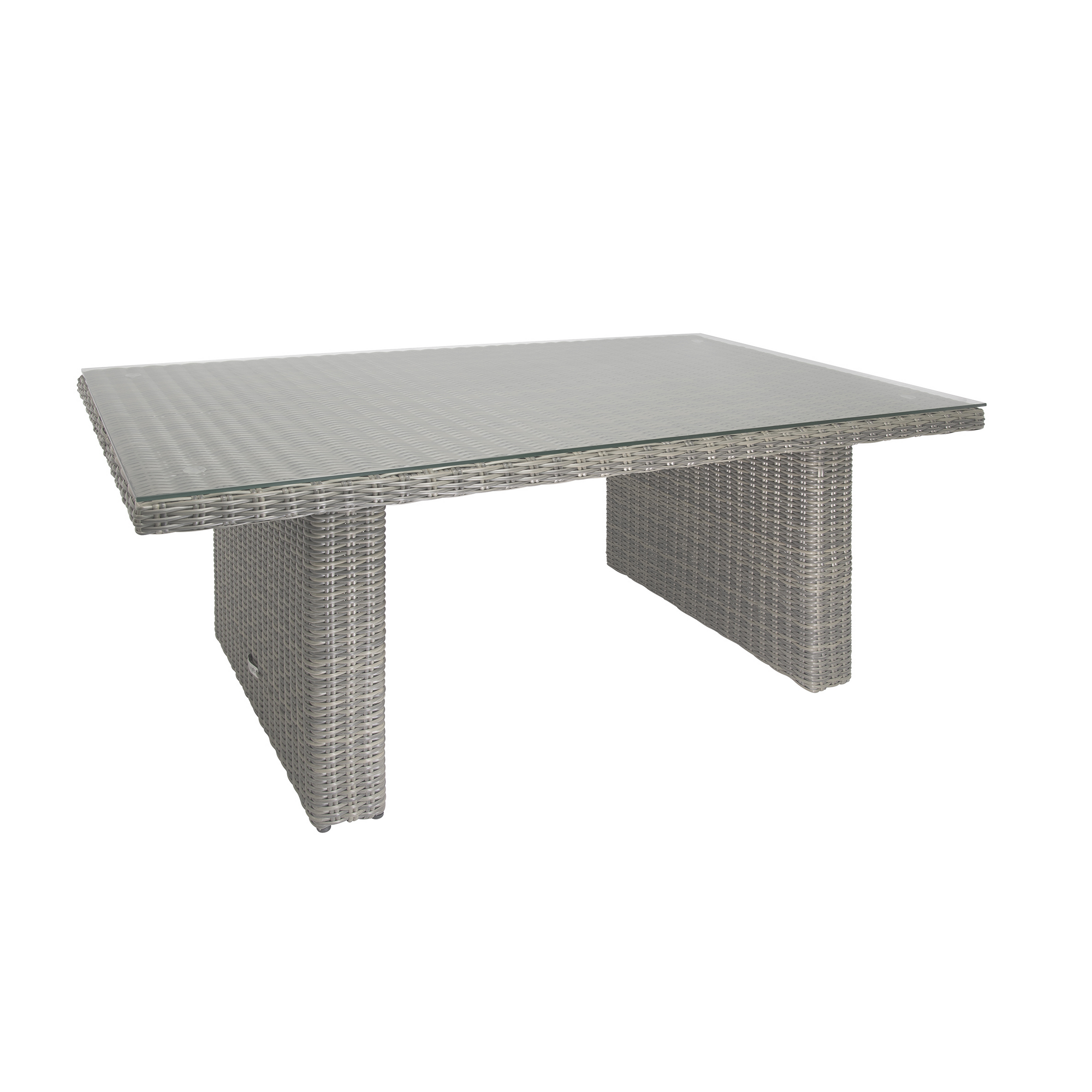 Dining-Lounge 'Asti' Rattan grau 6-teilig