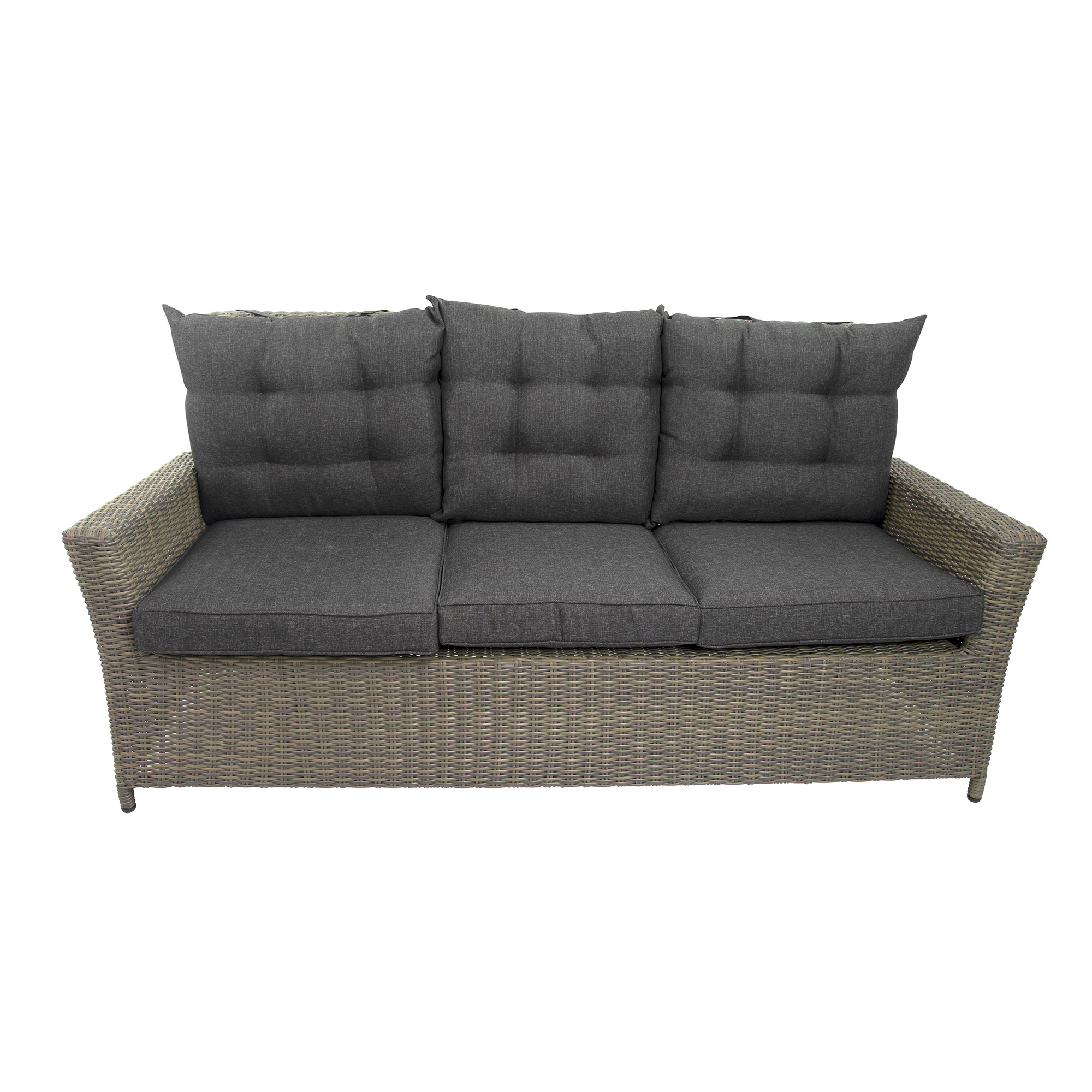 Dining-Lounge-Set 'Asti' Rattan 6-teilig