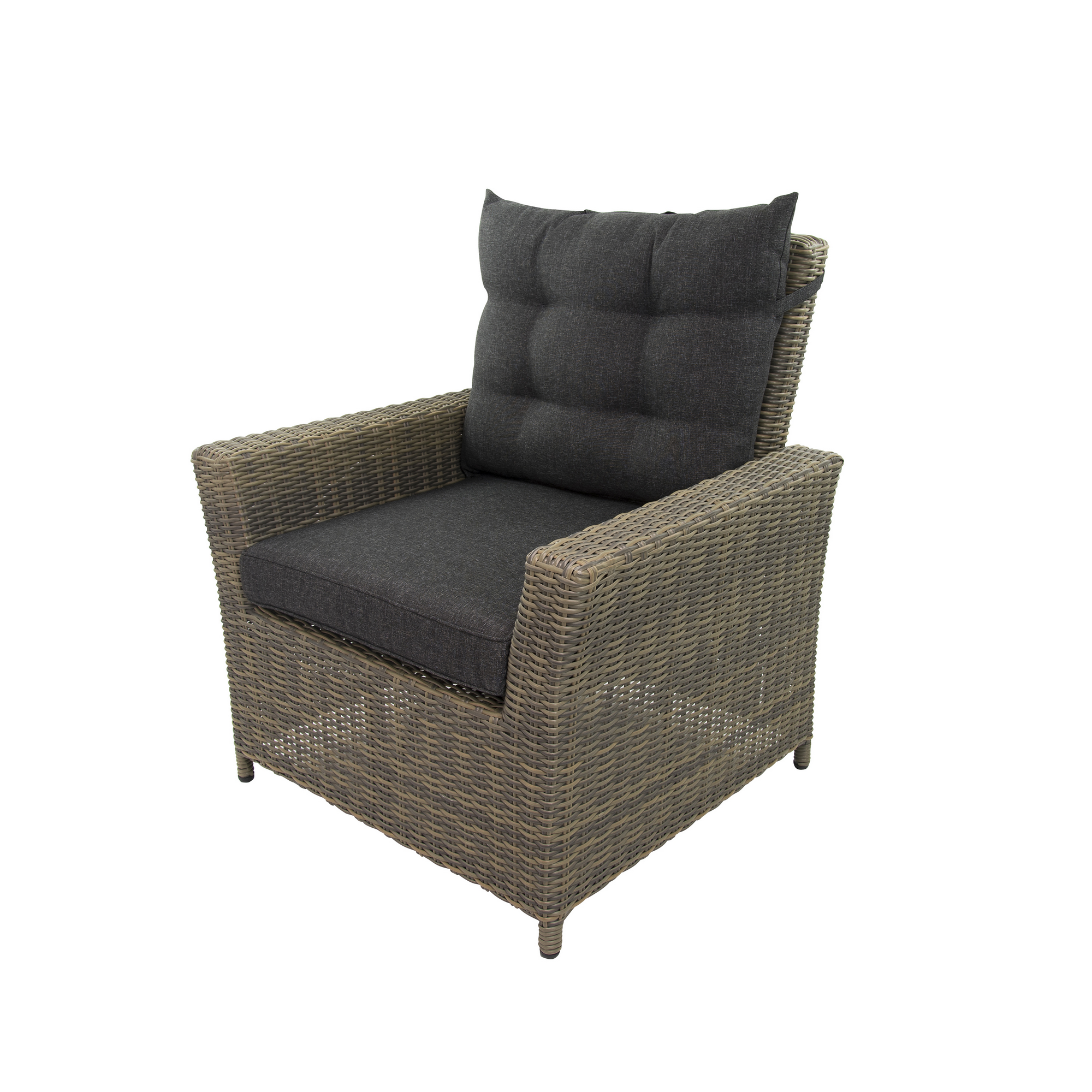 Dining-Lounge-Set 'Asti' Rattan 6-teilig