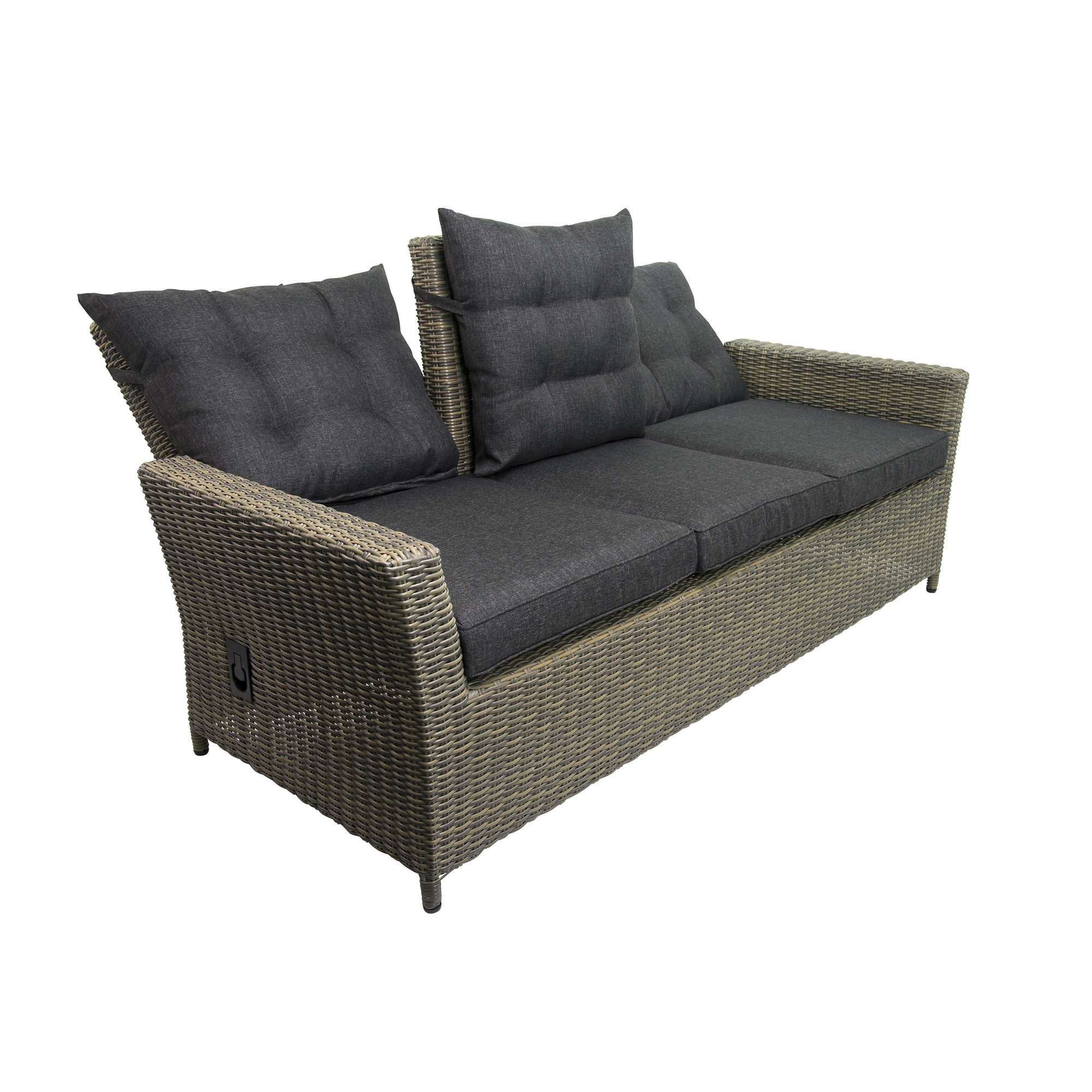 Dining-Lounge-Set 'Asti' Rattan 6-teilig