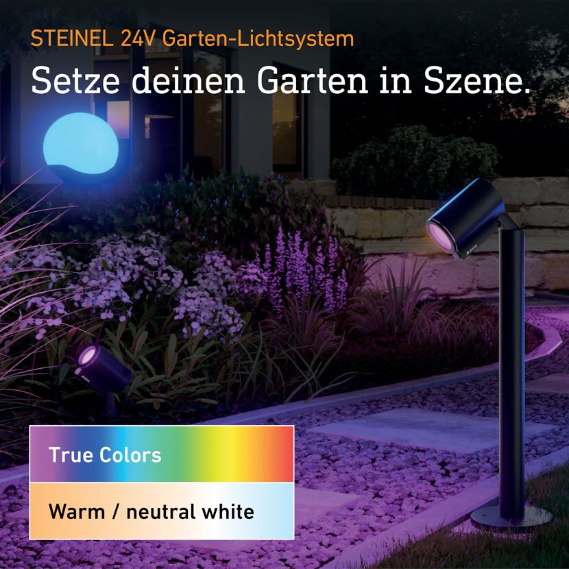 Strahler 'Spot Way C 24V' anthrazit 22,6 x 57,2 cm