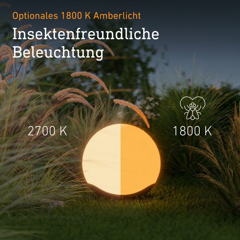 Gartenleuchte 'Sphera C 24V 300' weiß 30 x 30,8 cm
