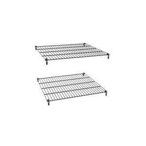 Regalset für Anlehn-Gewächshaus Ida 900/1300 schwarz 2 Stück