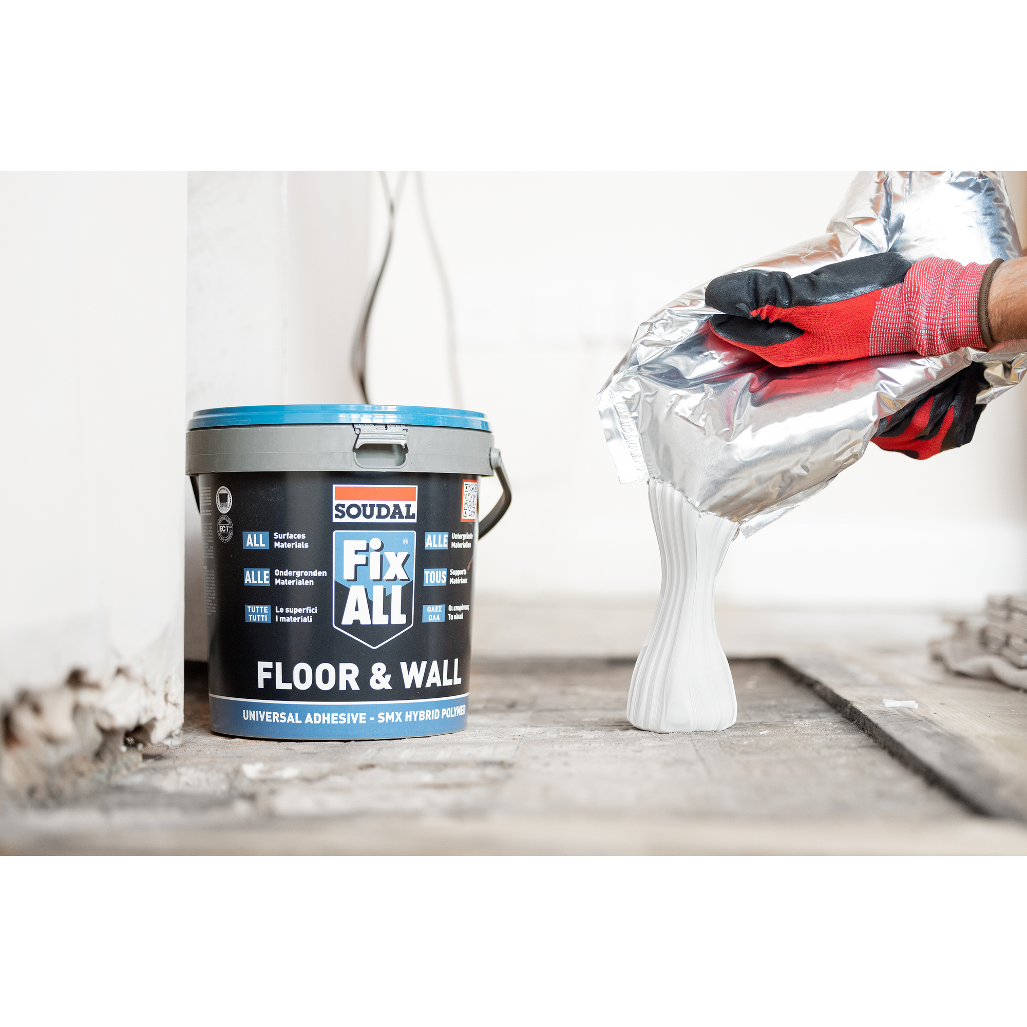 Konstruktionskleber 'Fix All' weiß 4 kg