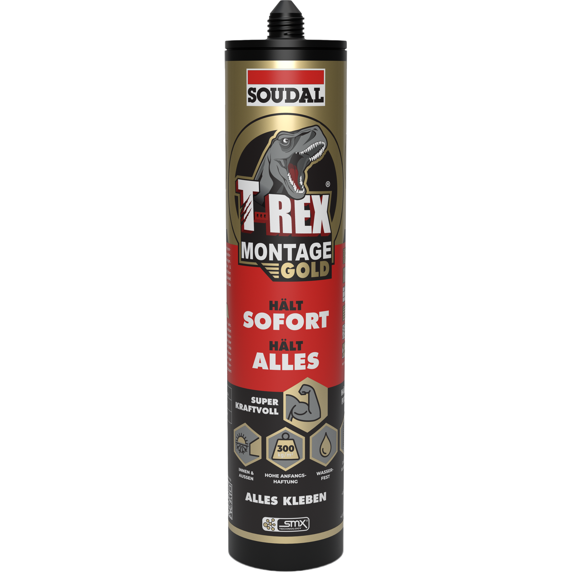 Montagekleber 'T-Rex Gold' weiß 415 g