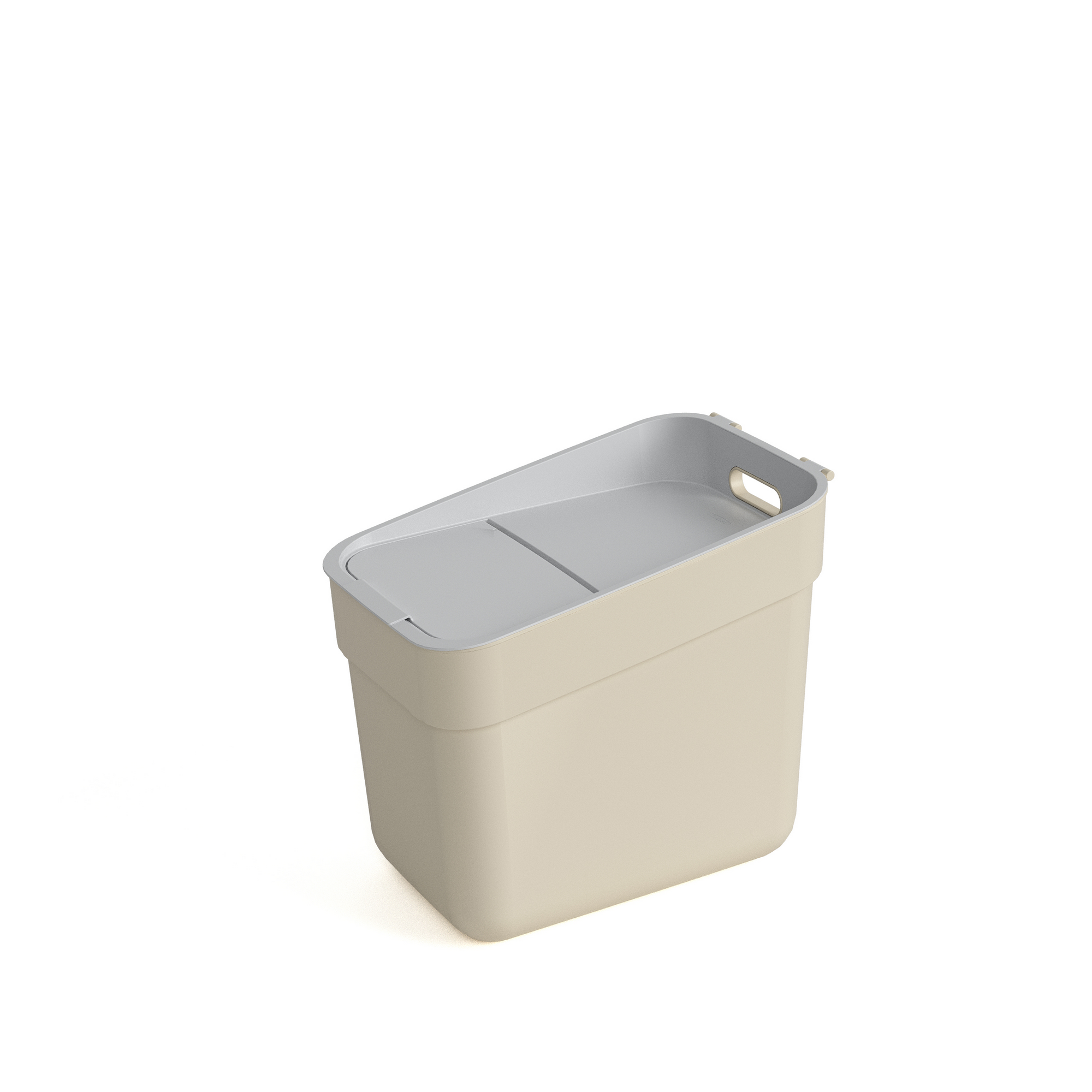 Mülleimer 'Ready to collect' crème/meliert 20 l