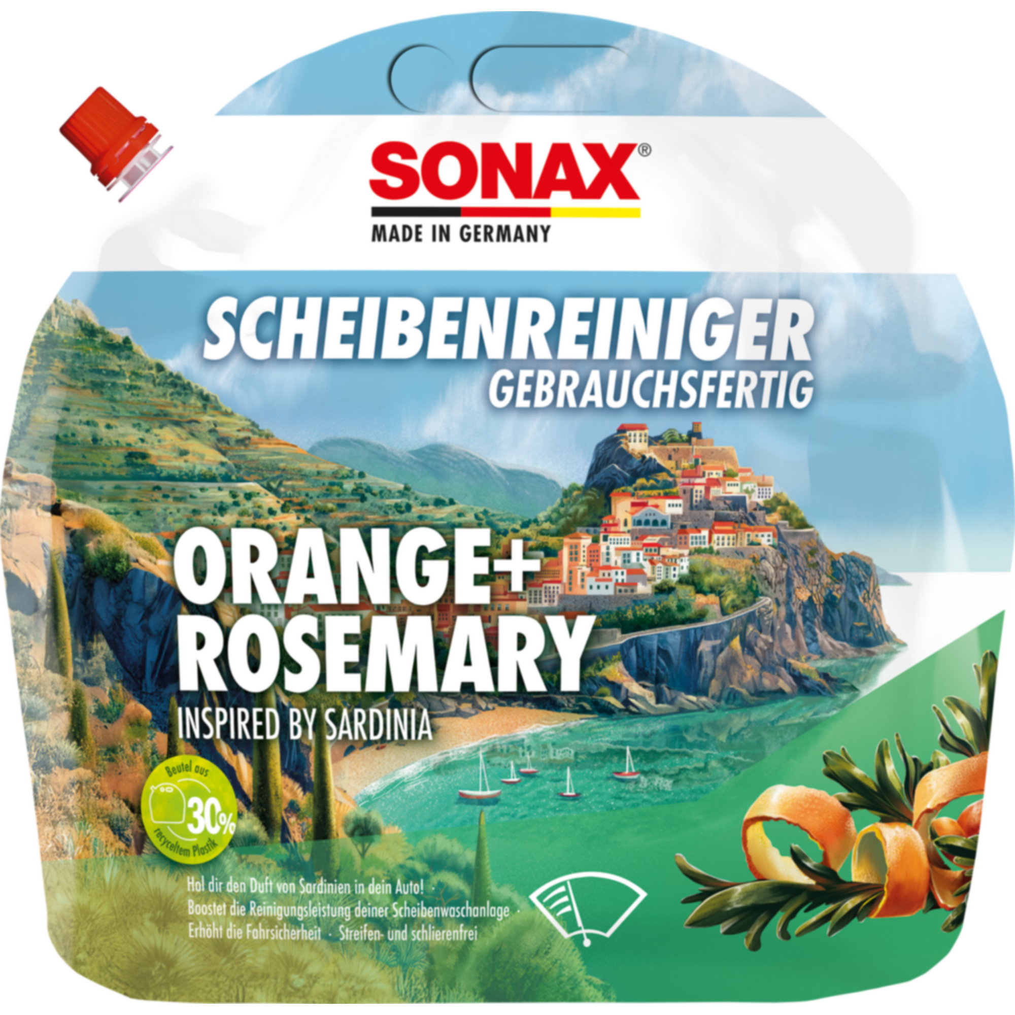 Scheibenreiniger gebrauchsfertig Orange+Rosemary 3 l