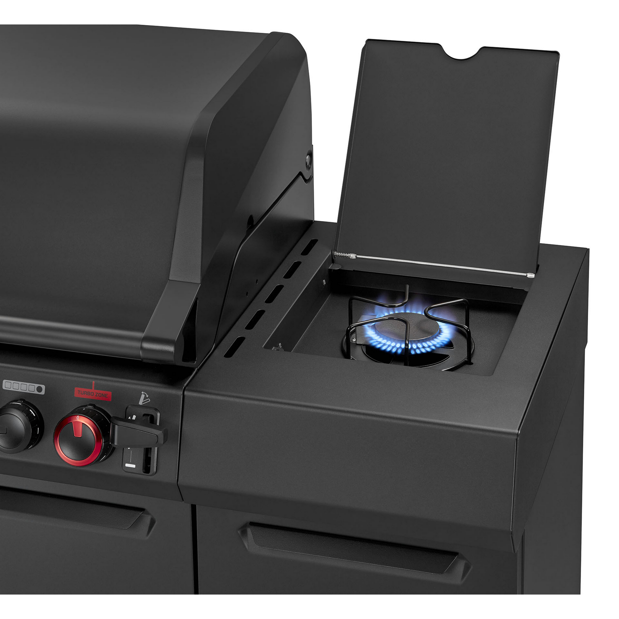 Outdoor-Küche 'Uniq 4 IK Cruster' anthrazit 155 x 120 x 65,5 cm