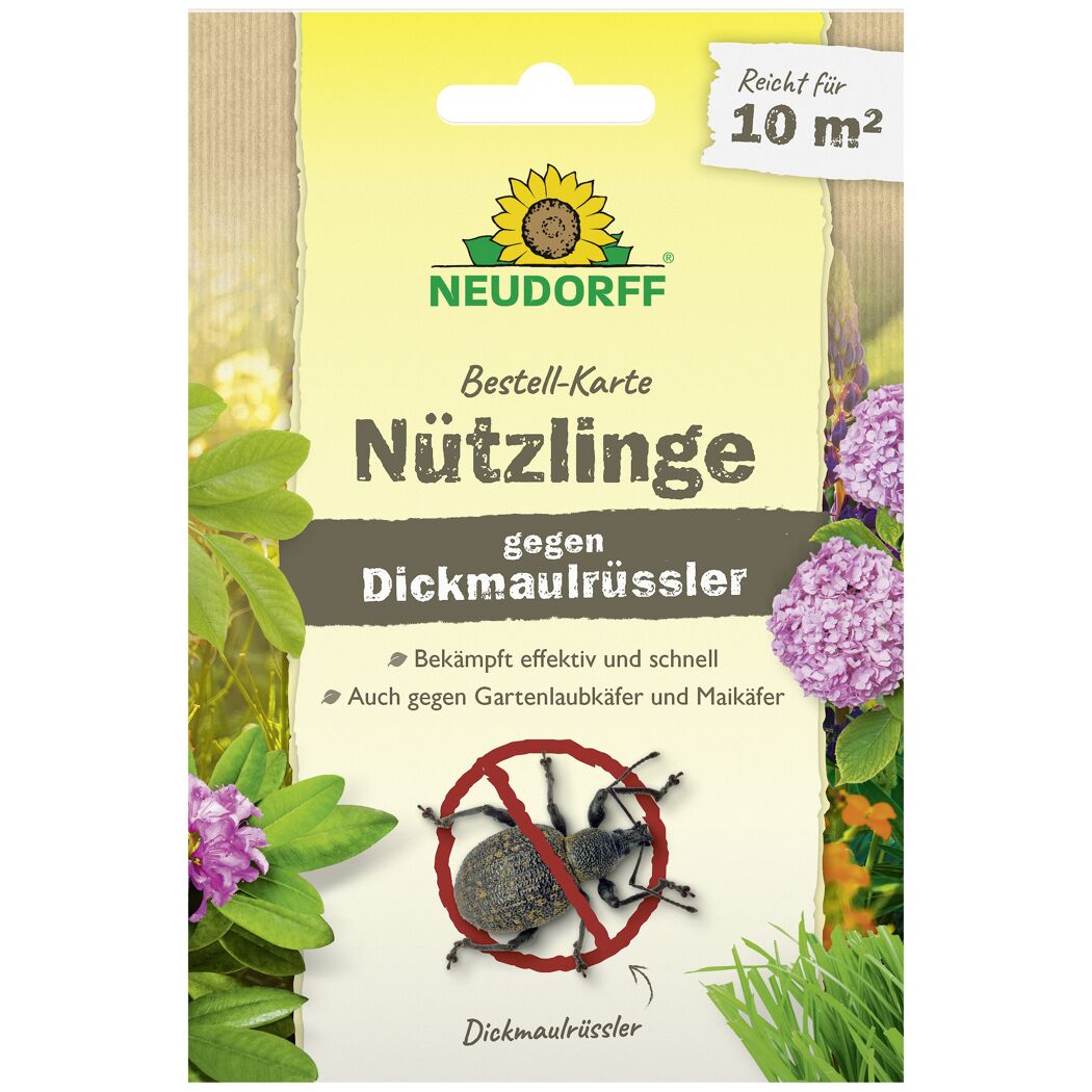 Bestell-Karte Nützlinge gegen Dickmaulrüssler