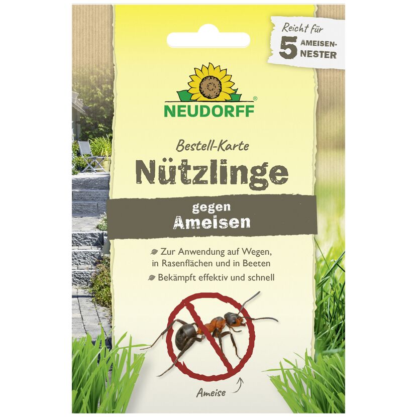 Bestell-Karte Nützlinge gegen Ameisen