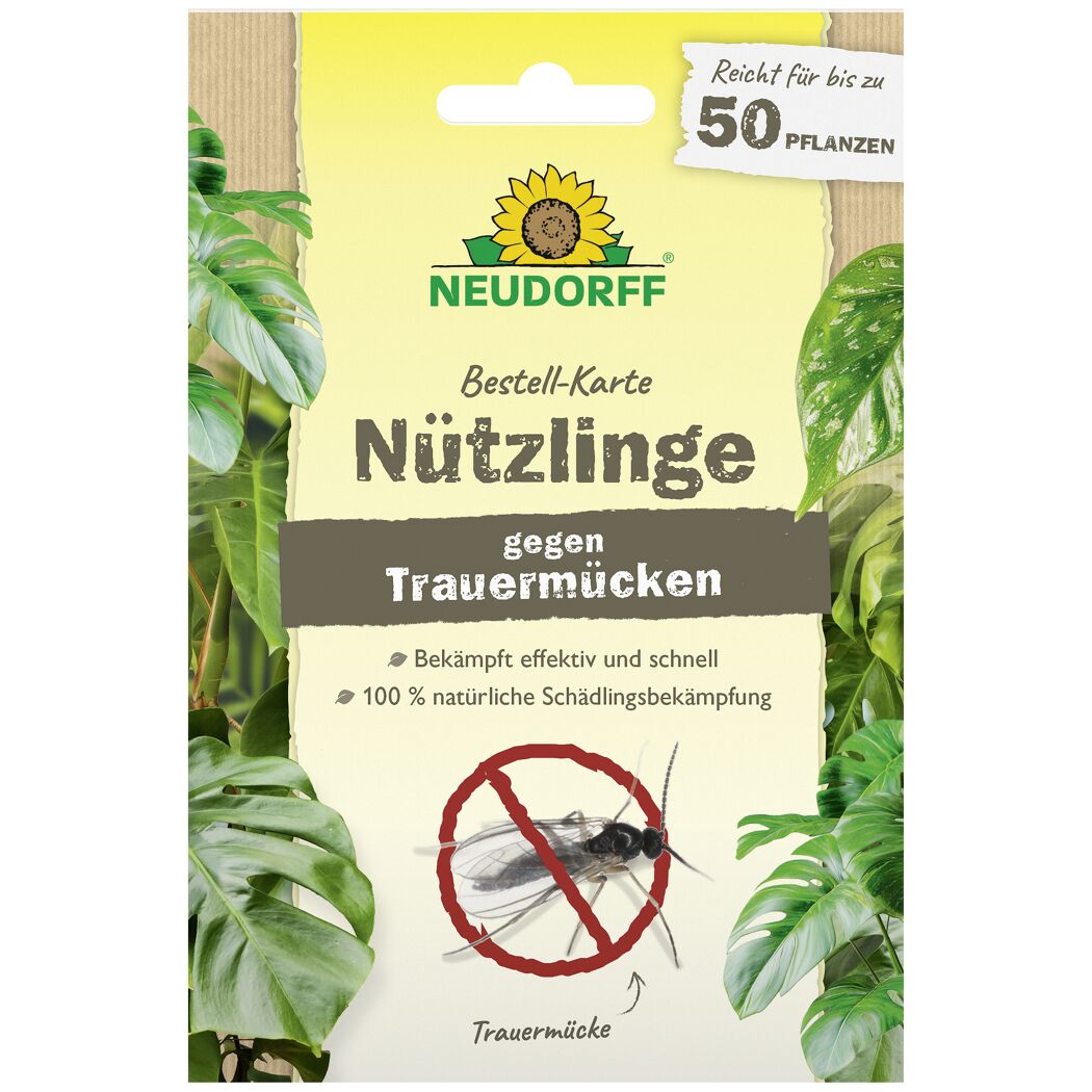 Bestell-Karte Nützlinge gegen Trauermücken