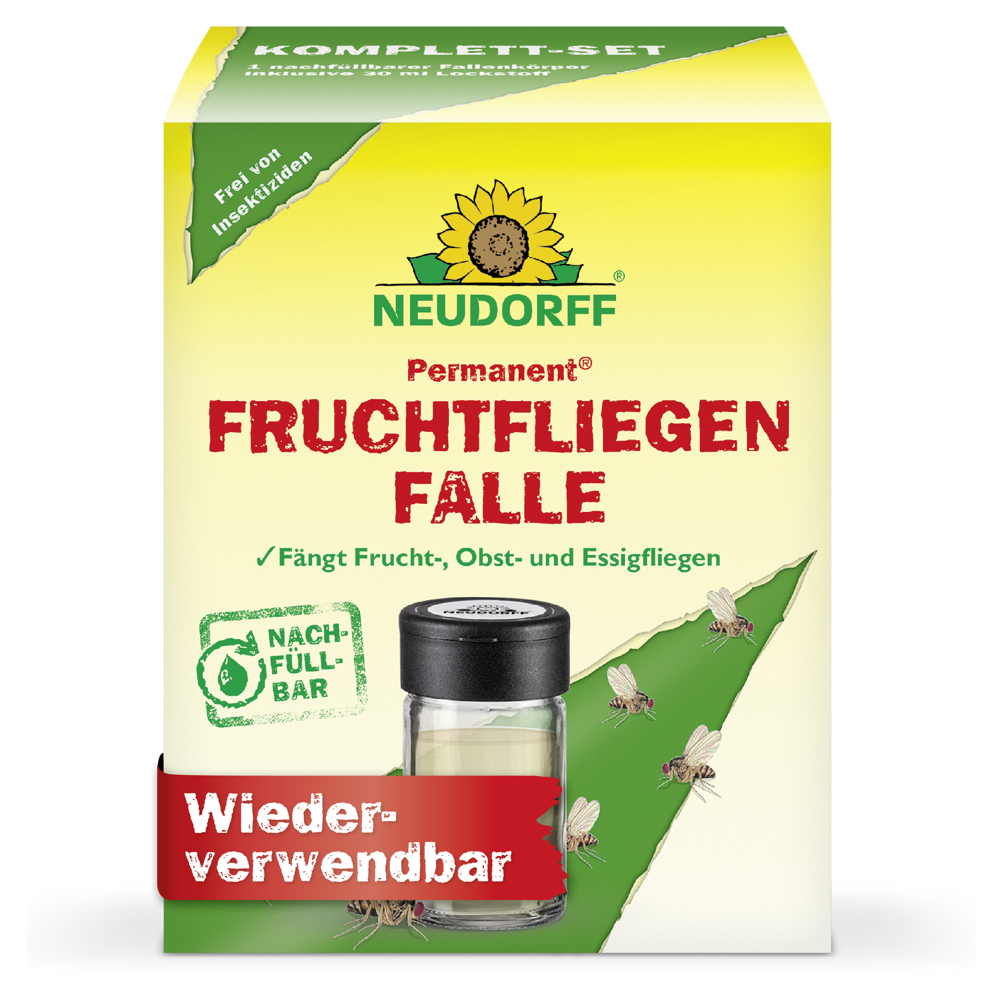 Fruchtfliegenfalle 'Permanent' nachfüllbar 1 Stück