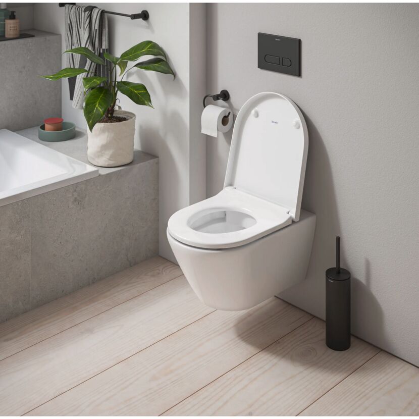 Wand-WC spülrandlos 'D-Code' inklusive WC-Sitz weiß