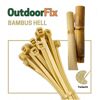 Kabelbinder 'OutdoorFix' bambus hell 200 x 4,6 mm 50 Stück