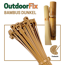 Kabelbinder 'OutdoorFix' bambus dunkel 200 x 4,6 mm 50 Stück