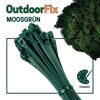 Kabelbinder 'OutdoorFix' moosgrün 150 x 3,6 mm 50 Stück