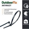 Kabelbinder 'OutdoorFix' anthrazitgrau 200 x 4,6 mm 50 Stück