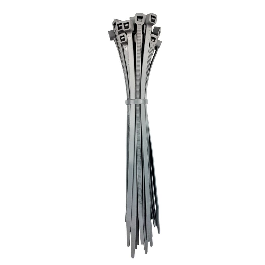 Kabelbinder 'OutdoorFix' aluminiumfarben 150 x 3,6 mm 50 Stück