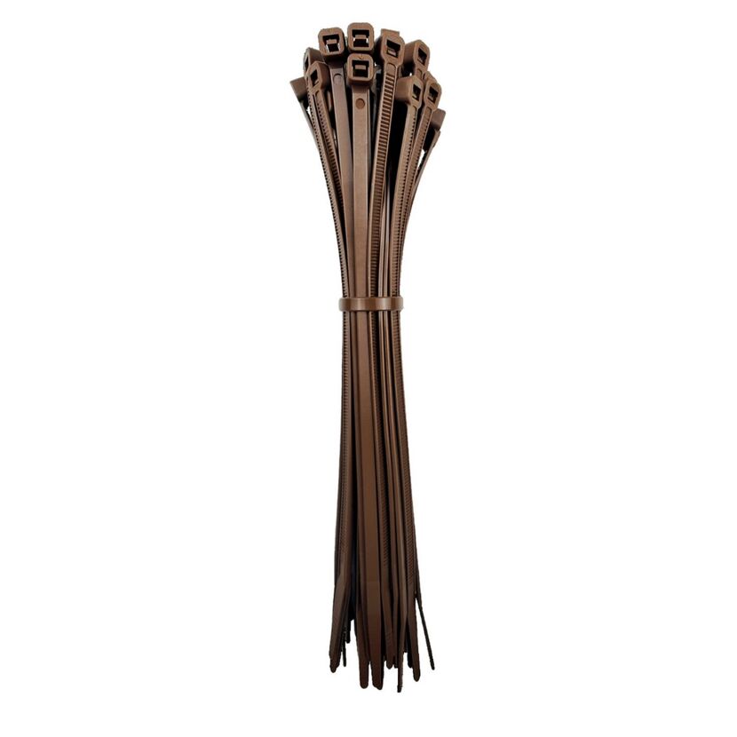 Kabelbinder 'OutdoorFix' weidenholz hell 150 x 3,6 mm 50 Stück